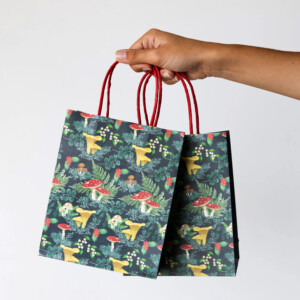 Woodland Forest Eco Christmas Gift Bags - 8 Pack