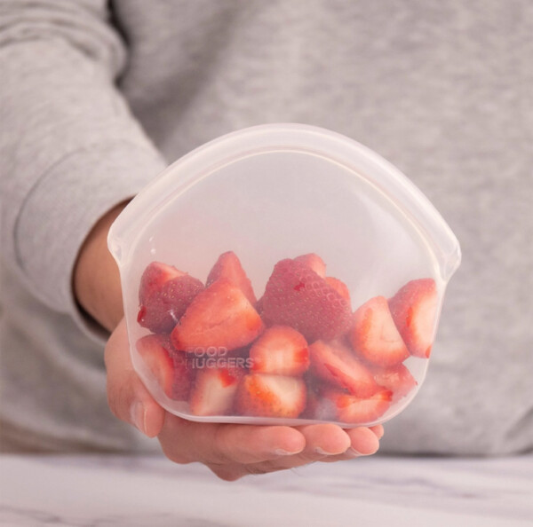 Food Huggers Hugger Bag - Clear 400ml - 13oz - Image 3