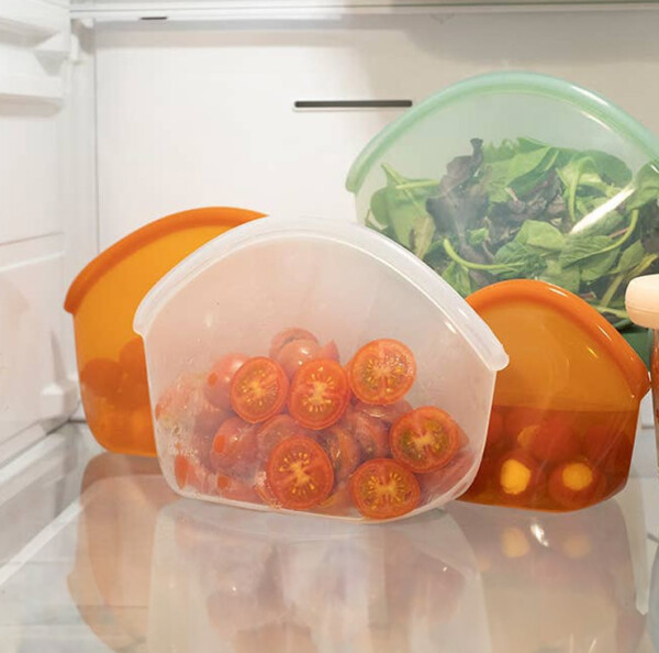 Food Huggers Hugger Bag - Clear 900ml - 30oz - Image 3