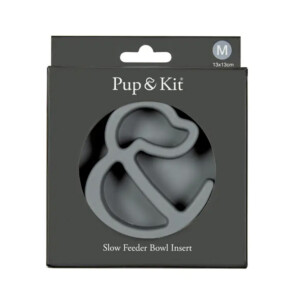 Pet Bowl Slow Feeder Insert - Grey