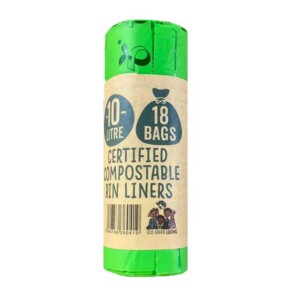 10 Litre Compostable Caddy Bags - 18 Bags