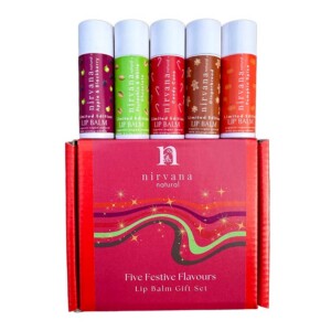 Five Festive Flavours Vegan Lip Balm Gift Set