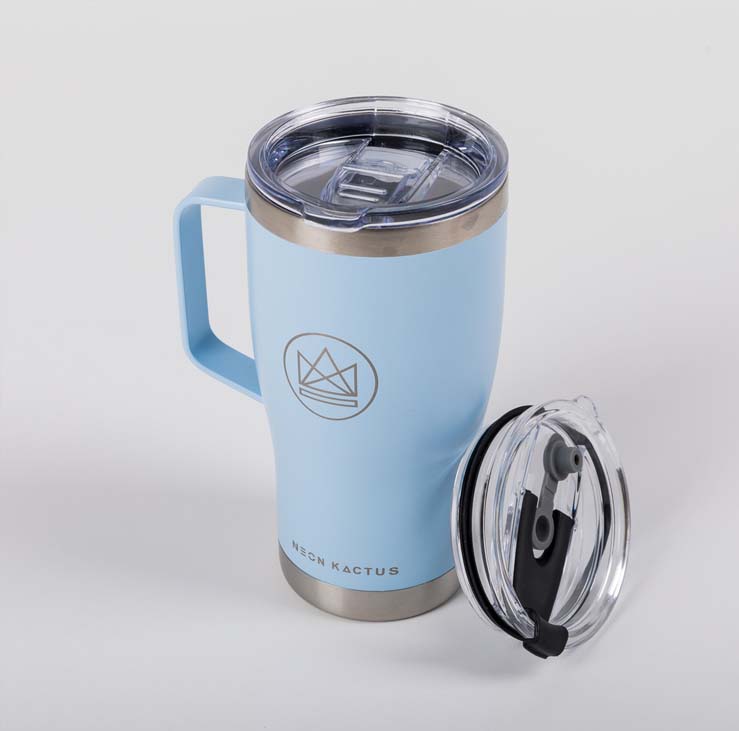 20oz Stainless Steel Tumbler with Handle - Sea Breeze