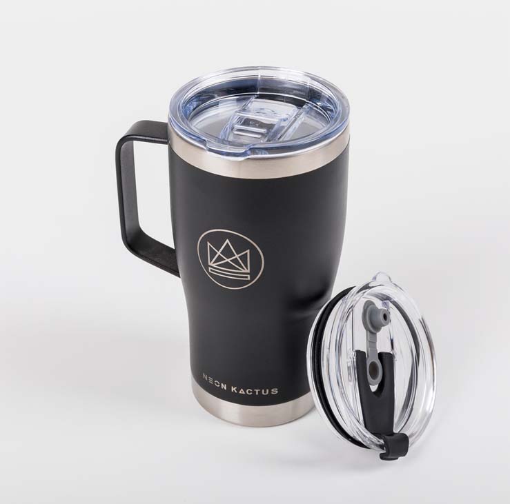 20oz Stainless Steel Tumbler with Handle - Rock Star