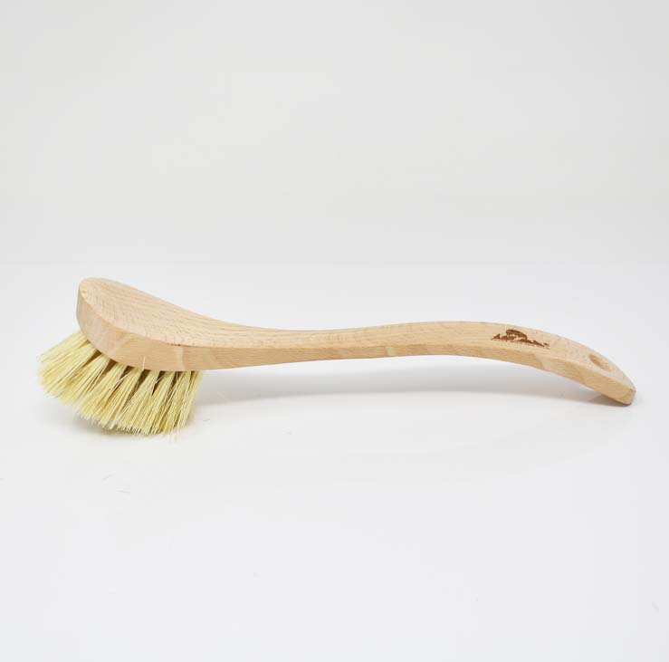 Curved Wooden Dish Brush