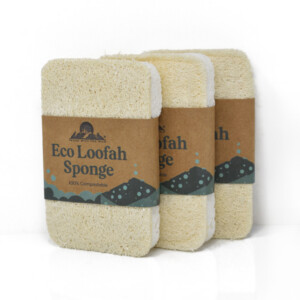 Eco Loofah Sponges - 3 Singles
