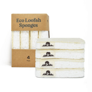 Eco Loofah Sponges - 4 Pack