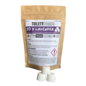 Lavender Eco Toilet Bombs - 20 Pack