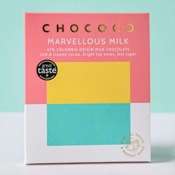 Marvellous Milk 47% Colombia Origin Milk Chocolate Bar - 75g - Image 3