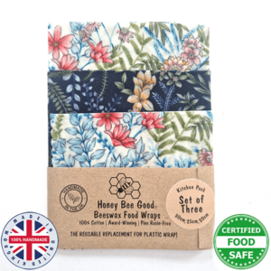 Beeswax Wraps - Botanical - Set Of 3