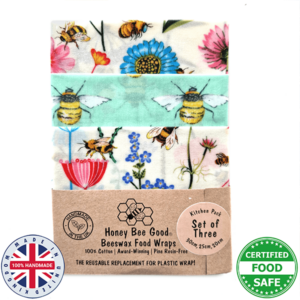 Beeswax Wraps - Garden - Set of 3