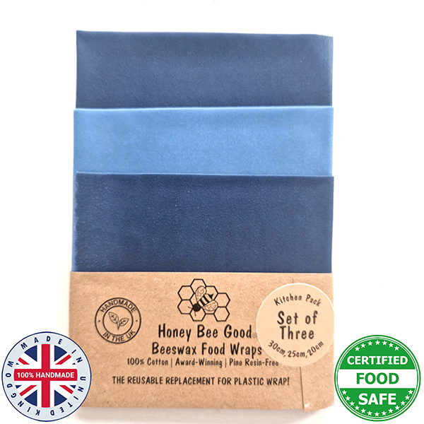 Beeswax Wraps - Sky - Set of 3
