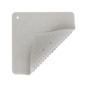 Upcycled Wave Square Bath Mat – Granite