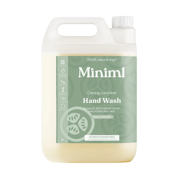 Hand Soap - Cucumber + Aloe Vera - Bulk Refill 5L