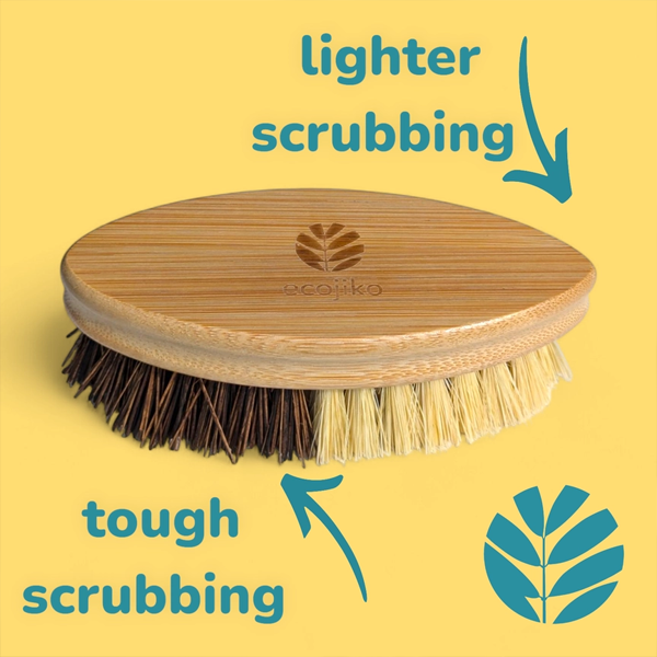 Ecojiko Bamboo Scrubbing Brush - Image 2
