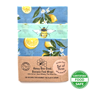Beeswax Wraps - Lemonade - Set of 3