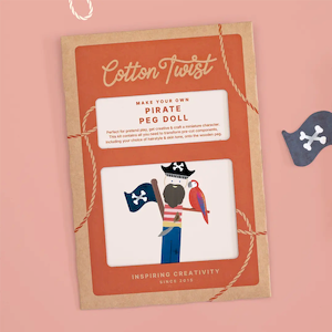 Make Your Own Pirate Peg Doll
