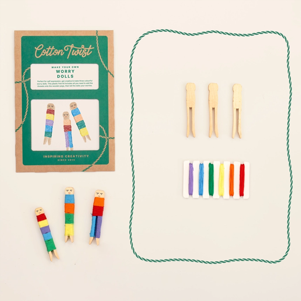 Make Your Own Worry Dolls Kit - Image 3