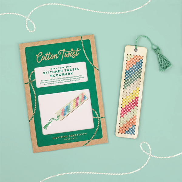 Make Your Own Stitched Tassel Bookmark