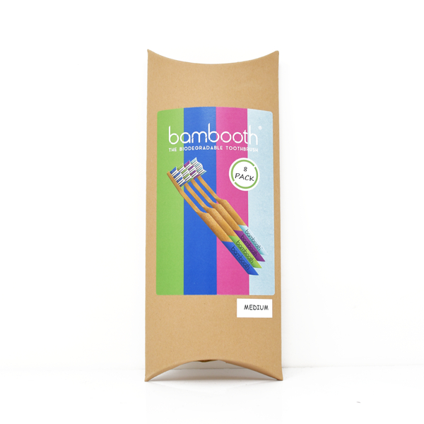 Bamboo Toothbrush Medium Bristle - Multipack 8 - Image 2