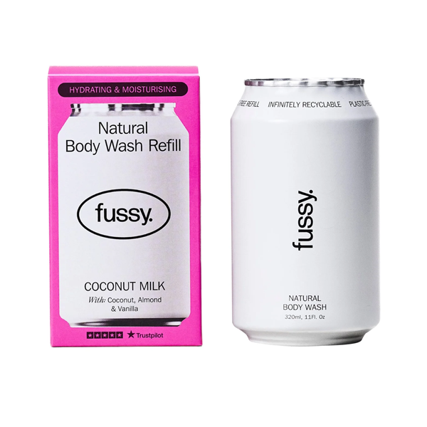 Fussy Natural Body Wash Refill – Coconut Milk