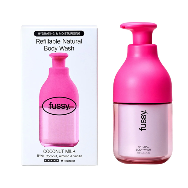 Fussy Natural Body Wash – Coconut Milk Starter Kit