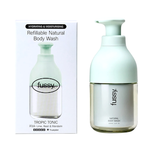 Fussy Refillable Natural Body Wash – Tropic Tonic Starter Kit