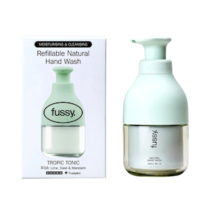 Fussy Refillable Natural Hand Wash – Tropic Tonic Starter Kit