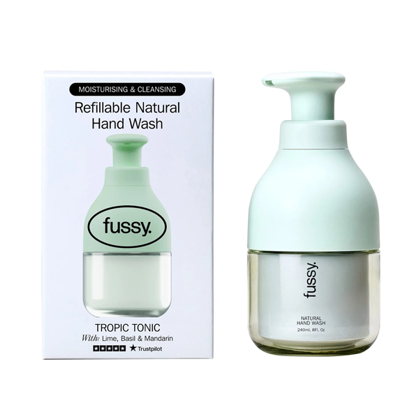 Fussy Refillable Natural Hand Wash – Tropic Tonic Starter Kit