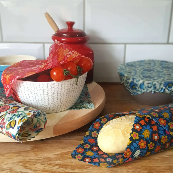 Beeswax Wraps – Liberty Mixed Designs – Set Of 3 - Image 2