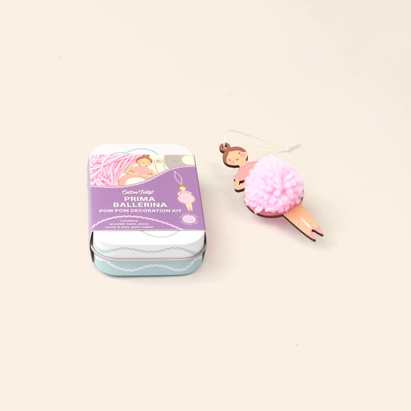 Make Your Own Pom Pom Ballerina Decoration Kit - Image 3