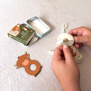 Make Your Own Pom Pom Highland Cow Decoration Kit