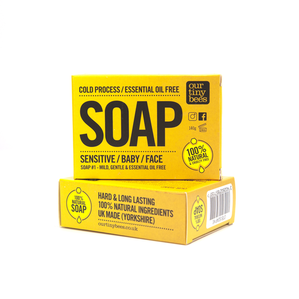 Natural Soap For Sensitive Skin - 140g - Image 2