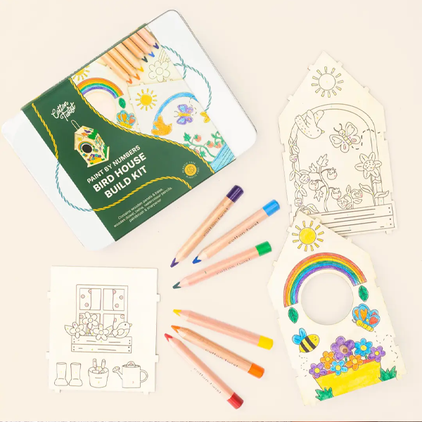 Paint By Numbers Bird House Build Kit - Image 3