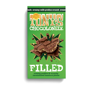 Filled Milk Chocolate - Creamy Praline Crunch - 127g