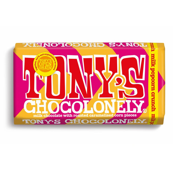 Milk Chocolate Sweet and Salty Popcorn Bar - 180g
