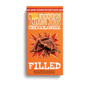 Filled Milk Chocolate - Gooey Caramel Sea Salt Crunch - 127g