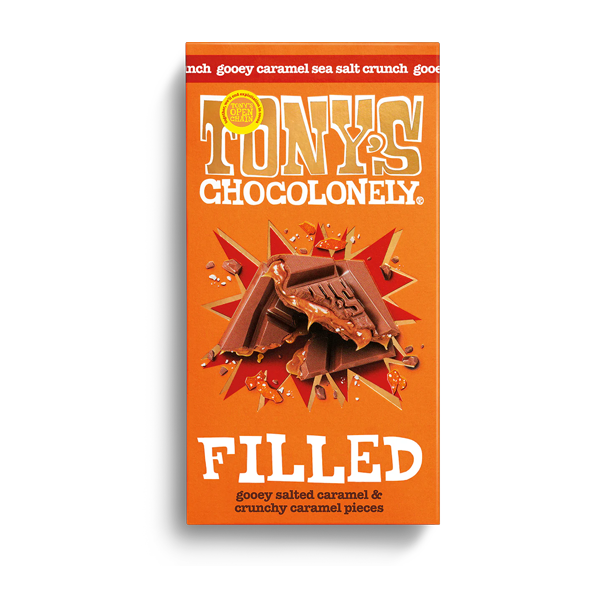 Filled Milk Chocolate - Gooey Caramel Sea Salt Crunch - 127g