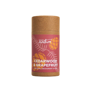 Natural Deodorant Stick - Cedarwood & Grapefruit