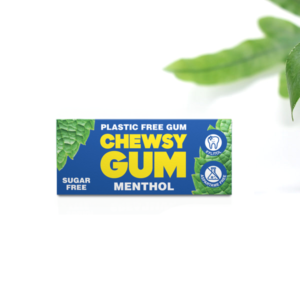 Chewsy Plastic-Free Chewing Gum - Menthol