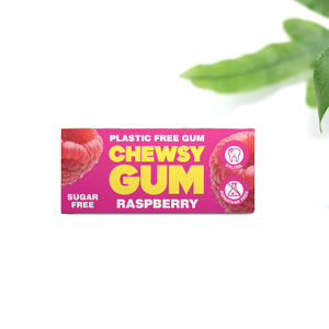 Chewsy Plastic-Free Chewing Gum - Raspberry
