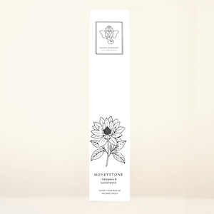 Honeystone Champaca & Sandalwood Hand Rolled Incense - 10 Sticks