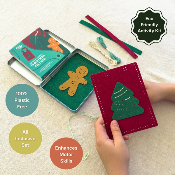 Stitch Your Own Christmas Felt Bag