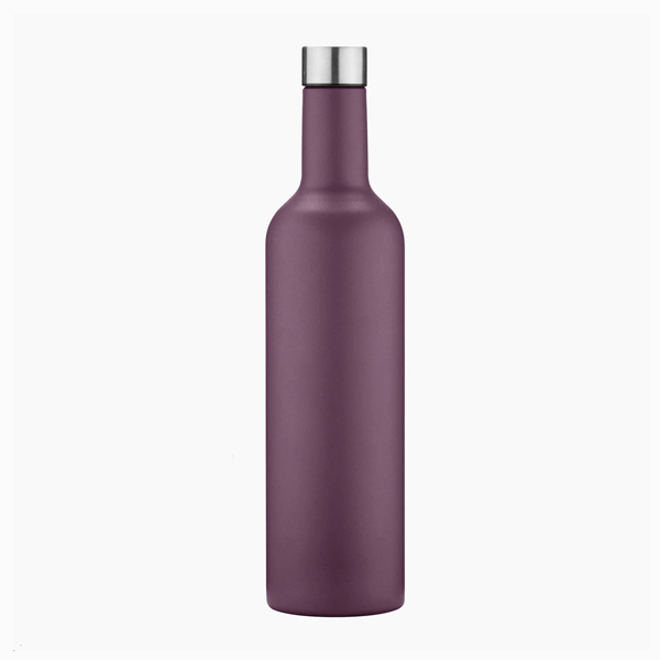 VINNIE Insulated Travel Wine Bottle – Mauve 750ml