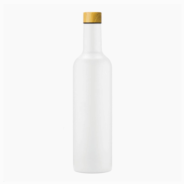 VINNIE Insulated Travel Wine Bottle – White 750ml