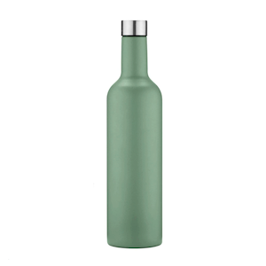 VINNIE Insulated Travel Wine Bottle - Green 750ml
