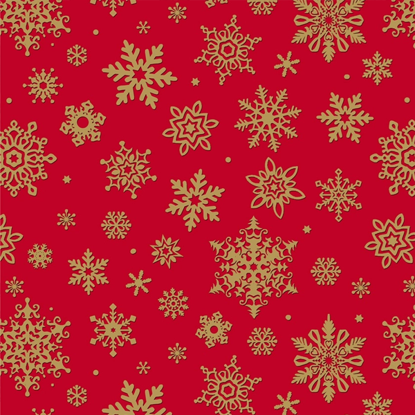 Winter Deluxe Christmas Wrapping Paper - Snowflake