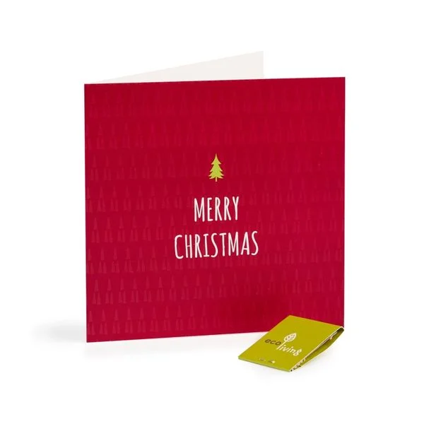 10 Recycled Christmas Cards - Minimalist