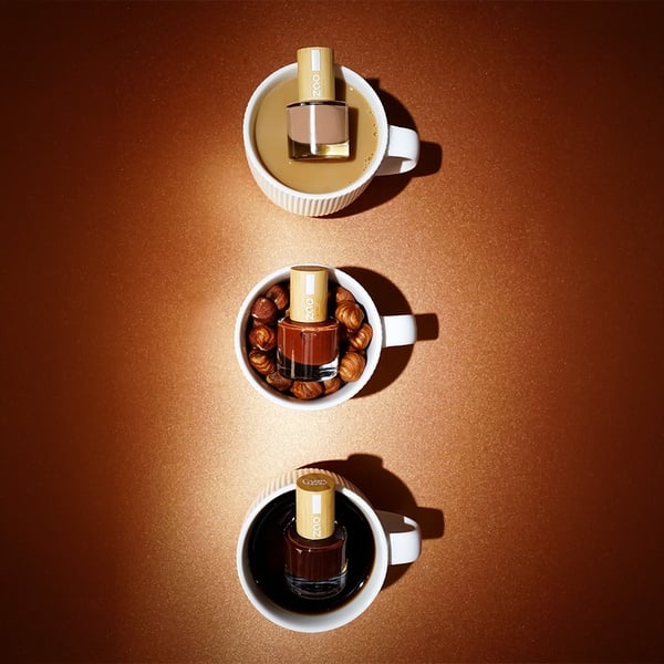 Nailpresso Manicure Christmas Gift Set - vertical shot of three shades