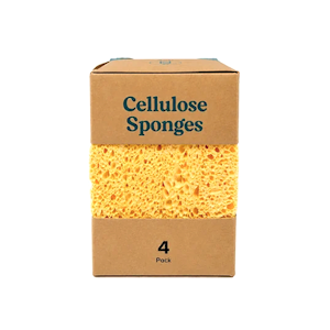 Compostable Cellulose Sponges - 4 Pack